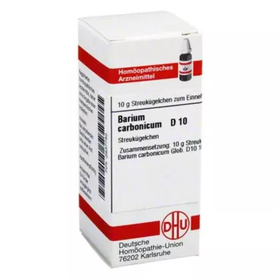 BARIUM CARBONICUM D 10 rutuliukų, 10 g