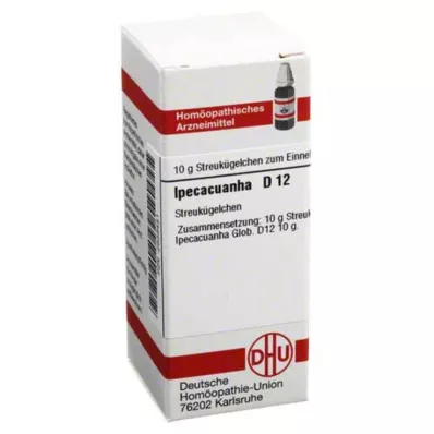 IPECACUANHA D 12 rutuliukų, 10 g IPECACUANHA D 12 rutuliukų, 10 g