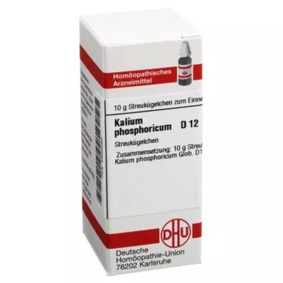 KALIUM PHOSPHORICUM D 12 rutuliukų, 10 g