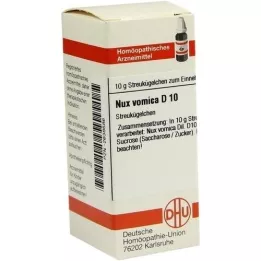 NUX VOMICA D 10 rutuliukų, 10 g