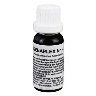 REGENAPLEX Nr. 4 lašai, 15 ml REGENAPLEX Nr. 4 lašai, 15 ml