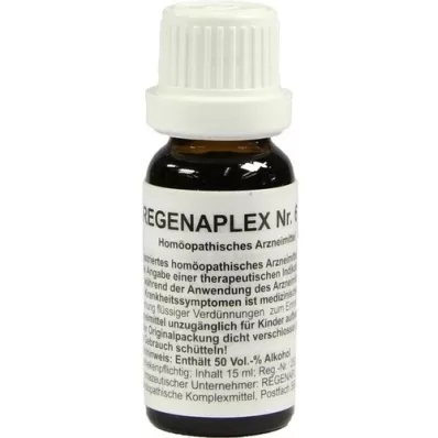 REGENAPLEX Nr. 6 lašai, 15 ml