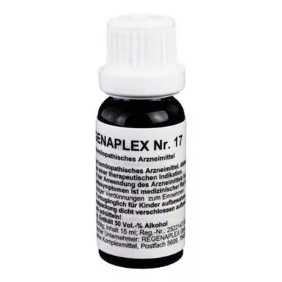 REGENAPLEX Nr. 17 lašai, 15 ml REGENAPLEX Nr. 17 lašai, 15 ml