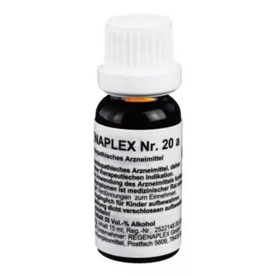 REGENAPLEX Nr. 20 a lašai, 15 ml