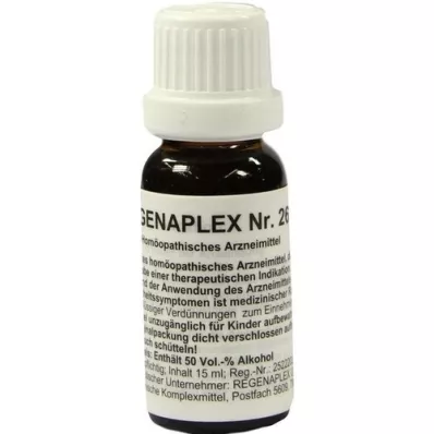 REGENAPLEX No.26 b picături, 15 ml