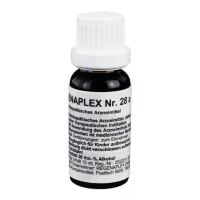 REGENAPLEX Nr. 28 a lašai, 15 ml REGENAPLEX Nr. 28 a lašai, 15 ml