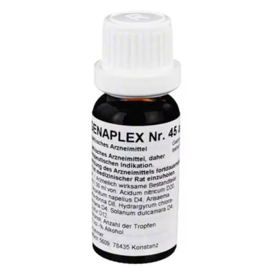 REGENAPLEX Nr. 45 a lašai, 15 ml