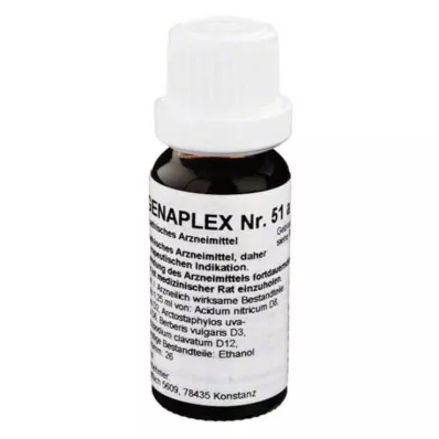 REGENAPLEX Nr. 51 a lašai, 15 ml