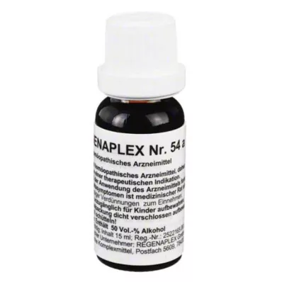 REGENAPLEX Nr. 54 a lašai, 15 ml