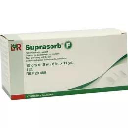 SUPRASORB F F Plėvelinis žaizdų tvarstis 15 cmx10 m, 1 vnt