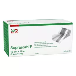 SUPRASORB F F Plėvelinis žaizdų tvarstis 15 cmx10 m, 1 vnt