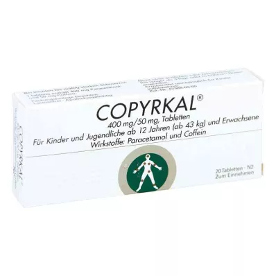 COPYRKAL Tabletės, 20 vnt COPYRKAL Tabletės, 20 vnt