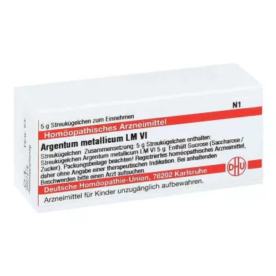 ARGENTUM METALLICUM LM VI Globule, 5 g ARGENTUM METALLICUM LM VI Globule, 5 g