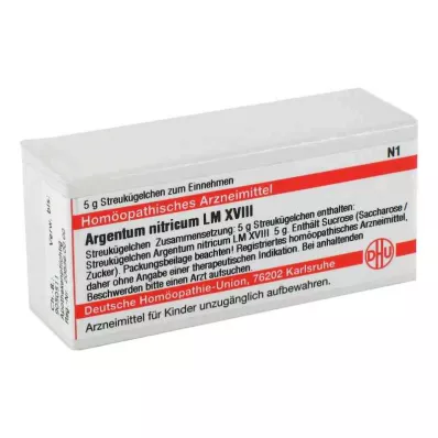 ARGENTUM NITRICUM LM XVIII Globule, 5 g ARGENTUM NITRICUM LM XVIII Globule, 5 g