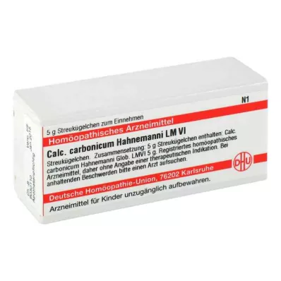 CALCIUM CARBONICUM Hahnemanni LM VI Rutuliukai, 5 g