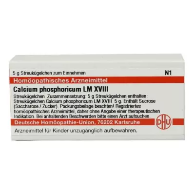 CALCIUM PHOSPHORICUM LM XVIII Rutuliukai, 5 g
