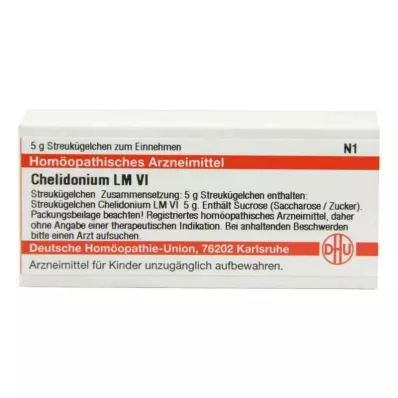 CHELIDONIUM LM VI Rutuliukai, 5 g CHELIDONIUM LM VI Rutuliukai, 5 g