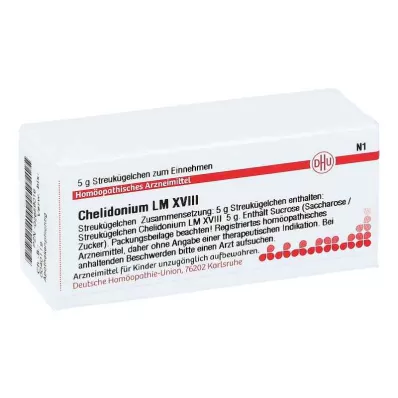 CHELIDONIUM LM XVIII Rutuliukai, 5 g CHELIDONIUM LM XVIII Rutuliukai, 5 g
