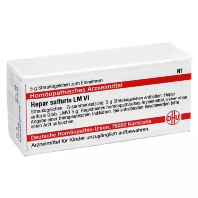 HEPAR SULFURIS LM VI Rutuliukai, 5 g HEPAR SULFURIS LM VI Rutuliukai, 5 g
