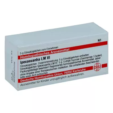 IPECACUANHA LM VI Rutuliukai, 5 g