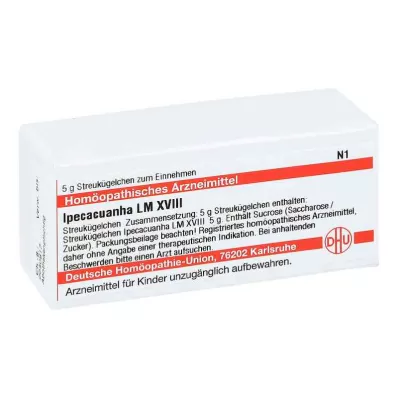 IPECACUANHA LM XVIII Rutuliukai, 5 g