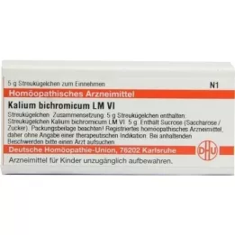 KALIUM BICHROMICUM LM VI Rutuliukai, 5 g