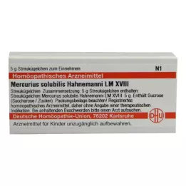 MERCURIUS SOLUBILIS Hahnemanni LM XVIII Rutuliukai, 5 g