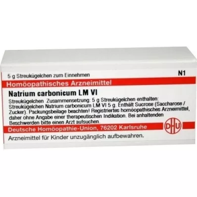 NATRIUM CARBONICUM LM VI Rutuliukai, 5 g