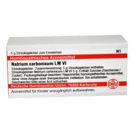 NATRIUM CARBONICUM LM VI Rutuliukai, 5 g