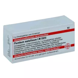 PLUMBUM METALLICUM LM XVIII Rutuliukai, 5 g
