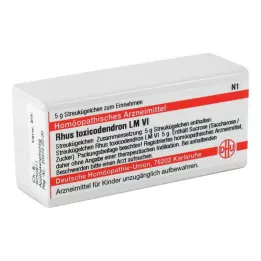 RHUS TOXICODENDRON LM VI Rutuliukai, 5 g