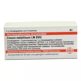 ZINCUM METALLICUM LM XVIII Rutuliukai, 5 g