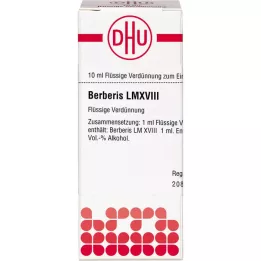 BERBERIS LM XVIII Praskiedimas, 10 ml