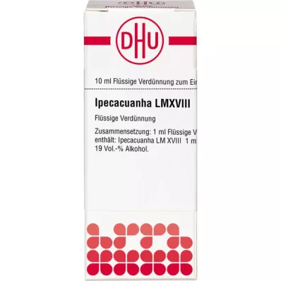 IPECACUANHA LM XVIII Praskiedimas, 10 ml