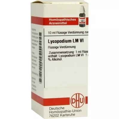LYCOPODIUM LM VI Praskiedimas, 10 ml