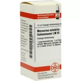 MERCURIUS SOLUBILIS Hahnemanni LM VI Diluție, 10 ml