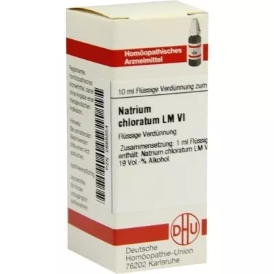 NATRIUM CHLORATUM LM VI Diluție, 10 ml
