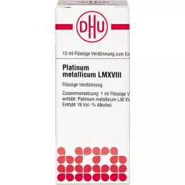 PLATINUM METALLICUM LM XVIII Skiedimas, 10 ml