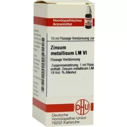 ZINCUM METALLICUM LM VI Praskiedimas, 10 ml