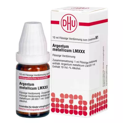 ARGENTUM METALLICUM LM XXX Praskiedimas, 10 ml