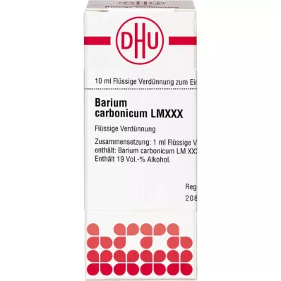 BARIUM CARBONICUM LM XXX Skiedimas, 10 ml