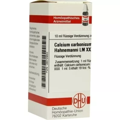 CALCIUM CARBONICUM Hahnemanni LM XXX Skiedinys, 10 ml