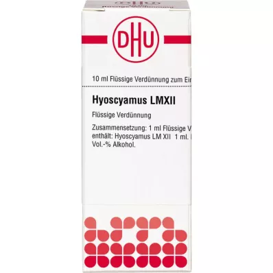 HYOSCYAMUS LM XII Skiedimas, 10 ml