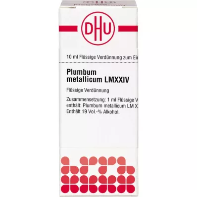 PLUMBUM METALLICUM LM XXIV Praskiedimas, 10 ml