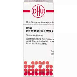 RHUS TOXICODENDRON LM XXX Praskiedimas, 10 ml