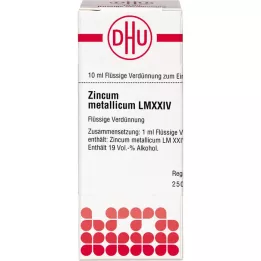 ZINCUM METALLICUM LM XXIV Skiedimas, 10 ml