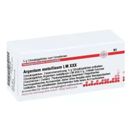 ARGENTUM METALLICUM LM XXX Rutuliukai, 5 g