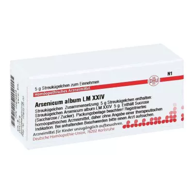 ARSENICUM ALBUM LM XXIV Rutuliukai, 5 g