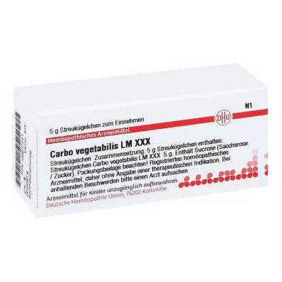 CARBO VEGETABILIS LM XXX Rutuliukai, 5 g CARBO VEGETABILIS LM XXX Rutuliukai, 5 g