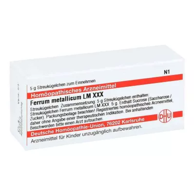 FERRUM METALLICUM LM XXX Rutuliukai, 5 g